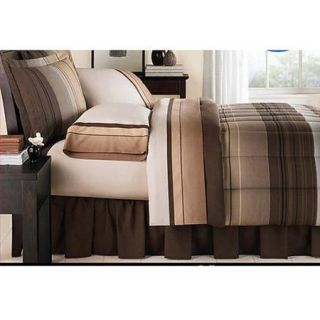 Mainstays Coordinated Bedding Set, Ombre Stripe