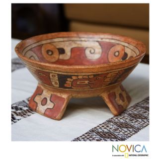 Handcrafted Ceramic Maya Offering Centerpiece (El Salvador)