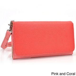 Kroo Clutch Wallet with Wristlet for Smartphones up to 6