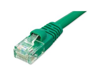 Ziotek CAT5e Enhanced Patch Cable, W/ Boot 2ft, Green