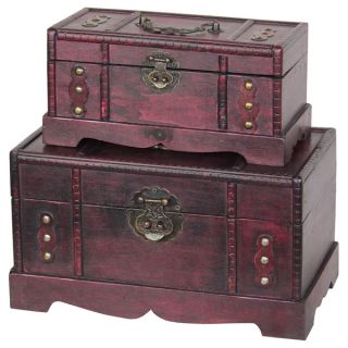 Gold Rush Large Wooden Steamer Treasure Trunk
