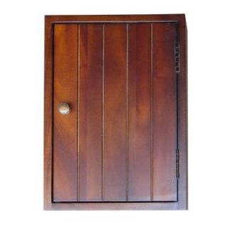 Home Decorators Collection 10 in. W Mahogany Key Storage Cabinet DKH001