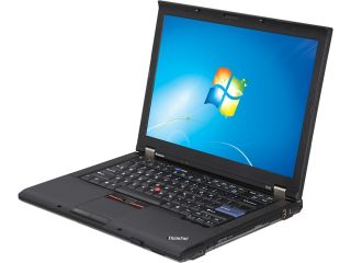Refurbished: Lenovo Thinkpad T410 14.1” Notebook with Intel Core i5 520M 2.40Ghz (2.933Ghz Turbo), 4GB DDR3 RAM, 250GB HDD, DVDRW, Windows 7 Professional 64 Bit