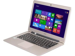 Refurbished: Acer Notebook, B Grade Aspire S S3 391 6448 Intel Core i3 2377M (1.50 GHz) 4 GB Memory 500 GB HDD 20 GB SSD Intel HD Graphics 3000 13.3" Windows 8