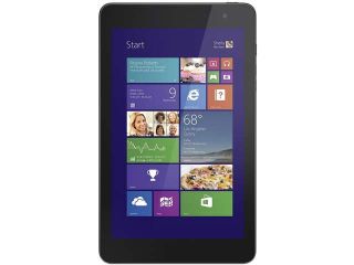Refurbished: DELL VEN864W8 Intel Atom 2 GB Single Channel DDR3L RS 1600MHz Memory 64 GB 8.0" Touchscreen Tablet Windows 8.1
