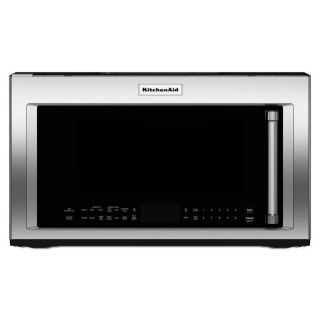 KitchenAid 1.9 cu ft Over The Range Convection Oven Microwave with Sensor Cooking Controls (Stainless Steel) (Common: 30 in; Actual: 29.87 in)