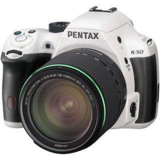 Pentax K 50 DSLR Camera with 18 135mm Lens (White) 10961