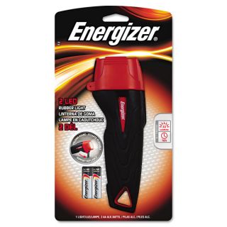 Energizer Large Rubber Flashlight (Two AA batteries included