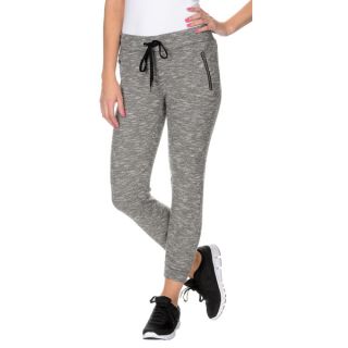 Seven7 Womens Contemporary Marled Contrast Track Pant  