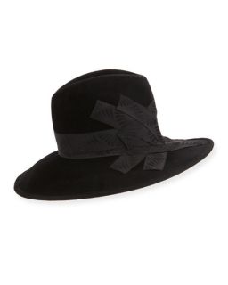 Philip Treacy Gangster Trilby Hat w/Band
