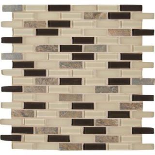 Telluride 12 in. x 12 in. x 6 mm Glass Stone Mesh Mounted Mosaic Tile SGLS TEL6MM