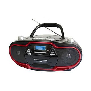 Supersonic SC 745 Portable MP3/CD Player, Red