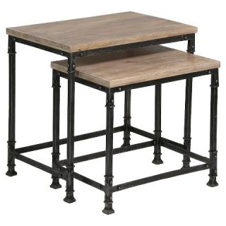 Nesting Table Mixed Material Christopher Knight Home