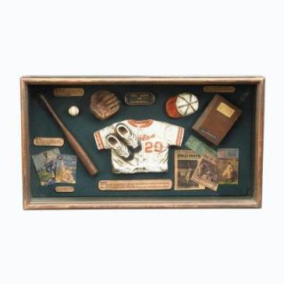Antique Reproductions 12 in. Baseball Shadow Box 36326