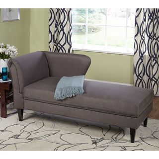 Simple Living Jaz Grey Storage Chaise  ™ Shopping   Great