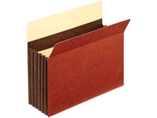 Globe Weis C1534GHD 5 1/4 Inch Expansion Accordion Pocket, Straight Cut, Letter, Redrope, 10/Box