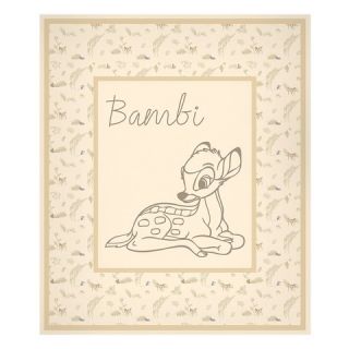 Disney Bambi Nursery Panel, Tan, 100% Cotton, 43/44 Width, Fabric by