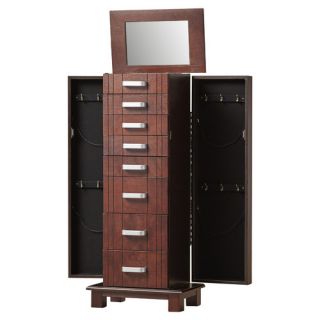 Wade Logan Clifton Jewelry Armoire with Mirror