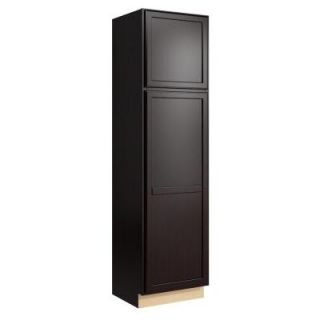 Cardell Stig 24 in. W x 90 in. H Linen Cabinet in Coffee VLC242190L.AD5M7.C63M