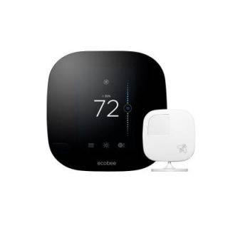 ecobee 7 Day Smarter Wi Fi Programmable Thermostat with Remote Sensor, HomeKit Enabled EB STATe3 02