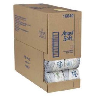 GEORGIA PACIFIC 16840 Toilet Paper, Angel Soft ps, 2Ply, PK40