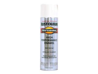 Rustoleum 7592 838 Gloss White High Performance Professional Spray Paint Enamel   Pack of 6