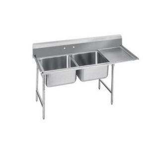 Advance Tabco 900 Series Double Scullery Sink