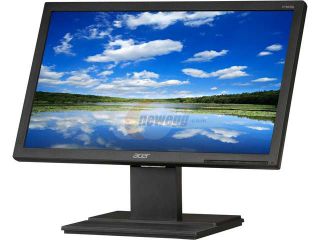 Refurbished: Acer V196HQLAb Black 18.5" 5ms Widescreen LED Backlight LCD Monitor 200 cd/m2 ACM 100,000,000:1 (600:1)