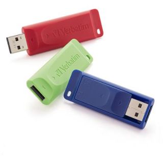 Verbatim Store 'n' Go 4GB USB Flash Drive, 3pk