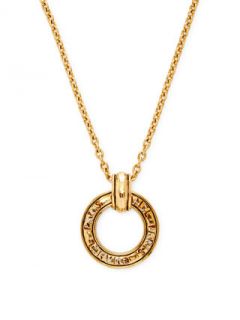 Paris Hoop Pendant Necklace by Chanel