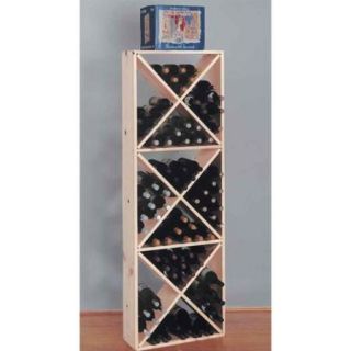Wine Bottle Storage Rack   Holds 132 Bottles (Country Pine)