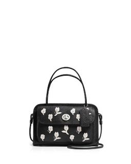 COACH Cady Crossbody in Floral Applique Leather