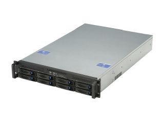 Habey ESC 2081C Steel 2U Rackmount Server Chassis w/ 8 x 3.5" Hot swap SAS/SATA HDD Bays