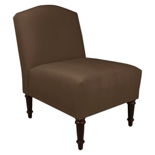 Skyline Custom Upholstered Curved Back Armless Chair