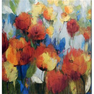 Meadow Flowers Wrapped Canvas by Asia Jensen Framed Painting Print