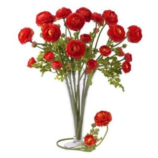 23 in. H Red Ranunculus Stem (Set of 12) 2108 RD