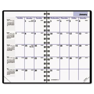 Monthly Pocket Planner, Unruled, 3 3/4 x 6, Black, 2013 by AT A GLANCE