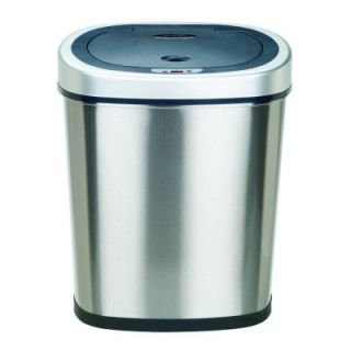 Nine Stars 11.1 gal. Stainless Steel Motion Sensing Touchless Trash Can DZT 42 9