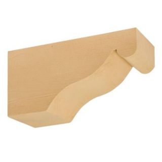 Fypon 6 in. x 7 1/4 in. x 14 1/2 in. Polyurethane Timber Corbel COROG15X7S