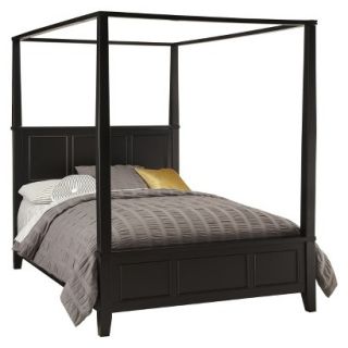 Home Styles Bedford Canopy Bed   Black (King)