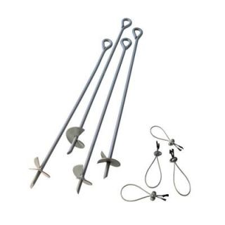 ShelterLogic 30 in. Earth Anchors Set (4 Piece) 10075.0