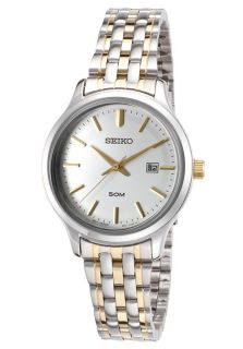 Women's Neo Classic Two Tone Stainless Steel Silver Tone Dial