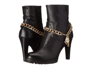 Love Moschino 100 Mm Heel Bootie With Chain Black