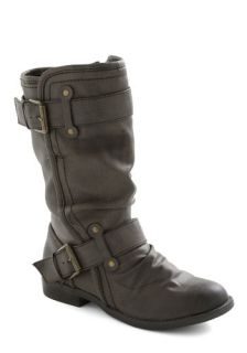 Speed Rumple Boots in Charcoal  Mod Retro Vintage Boots