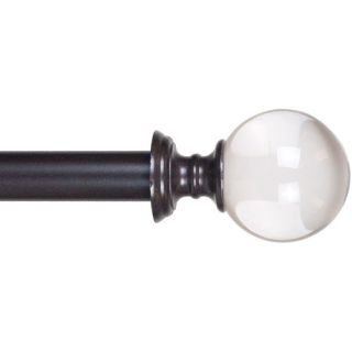 Somerset Home Crystal Ball Curtain Rod, 3/4"