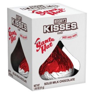 Hersheys Kisses Milk Chocolate Santa Hat 1.45 oz