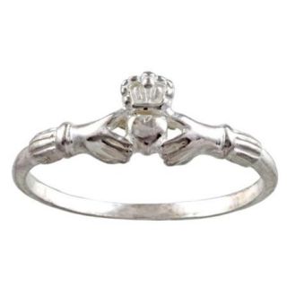 Silvermoon Sterling Silver Claddagh Ring Size 9