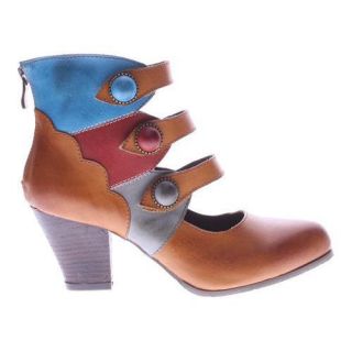 Womens LArtiste by Spring Step Autumn Bootie Camel Multi Leather