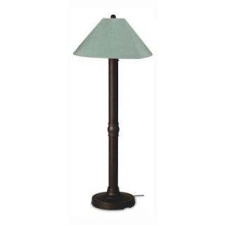Patio Living Concepts Seaside 60 in. Outdoor Bronze Floor Lamp with Spa Shade 37627