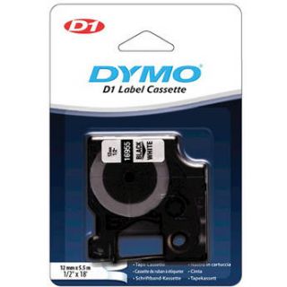 Dymo Permanent High Performance D1 Labels (1/2" x 18)